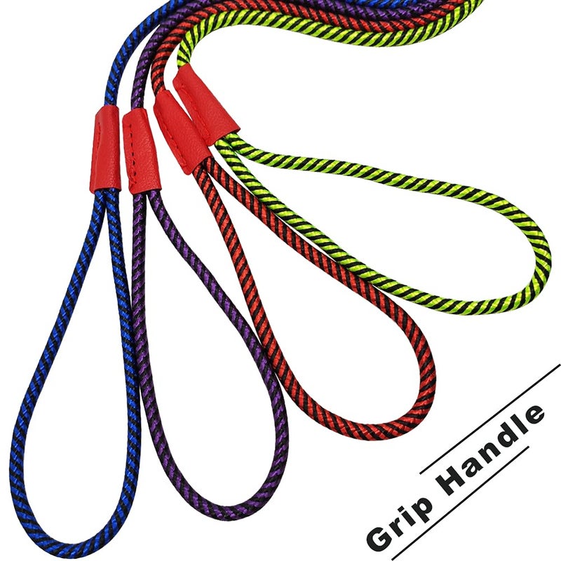 MayPaw Rope Dog Leash Slip Lead, 5 Ft Pet/Puppy Training Leash 1/4" Thin Nylon, Adjustable Pet Collar Lead for Small and X-Small Dogs - Image 3
